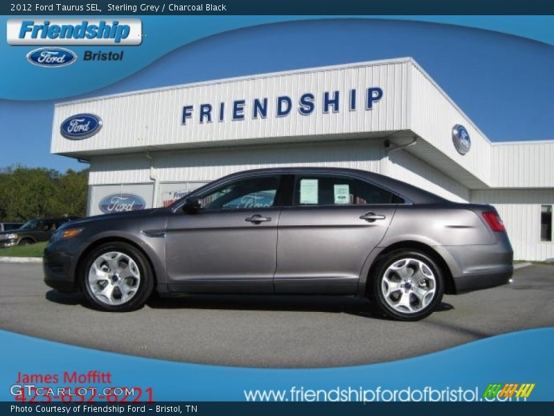 Sterling Grey / Charcoal Black 2012 Ford Taurus SEL