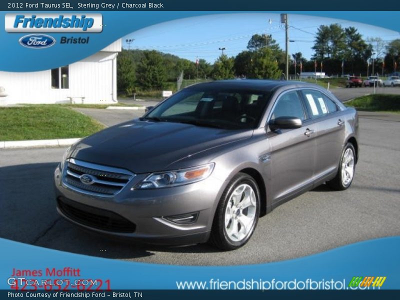 Sterling Grey / Charcoal Black 2012 Ford Taurus SEL
