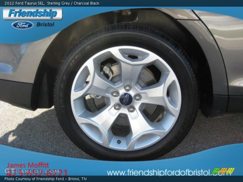 Sterling Grey / Charcoal Black 2012 Ford Taurus SEL