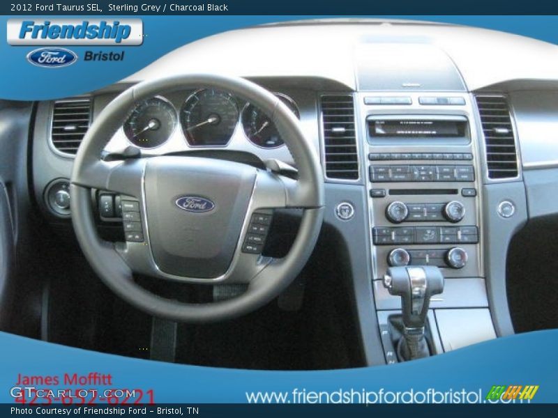 Sterling Grey / Charcoal Black 2012 Ford Taurus SEL
