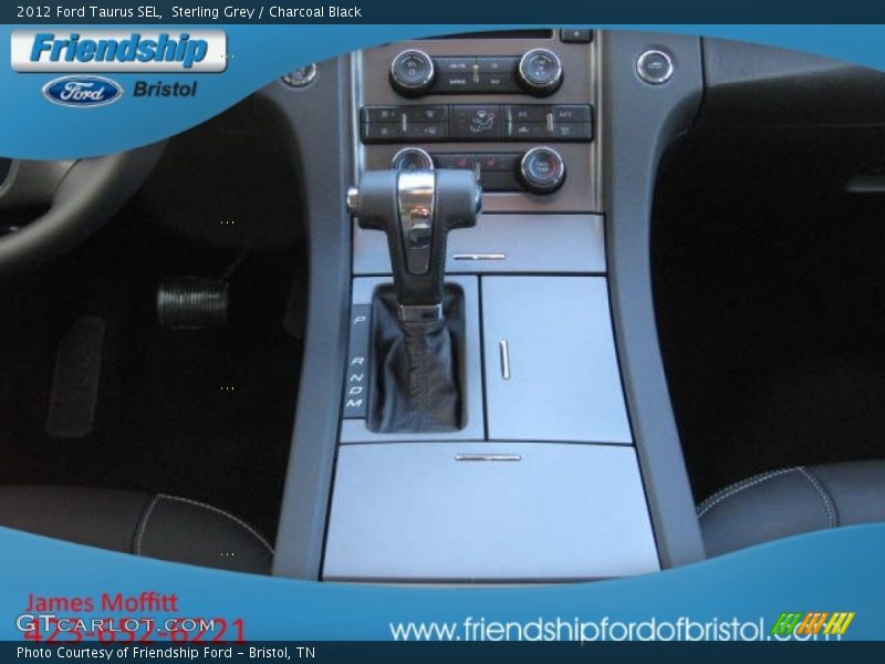Sterling Grey / Charcoal Black 2012 Ford Taurus SEL