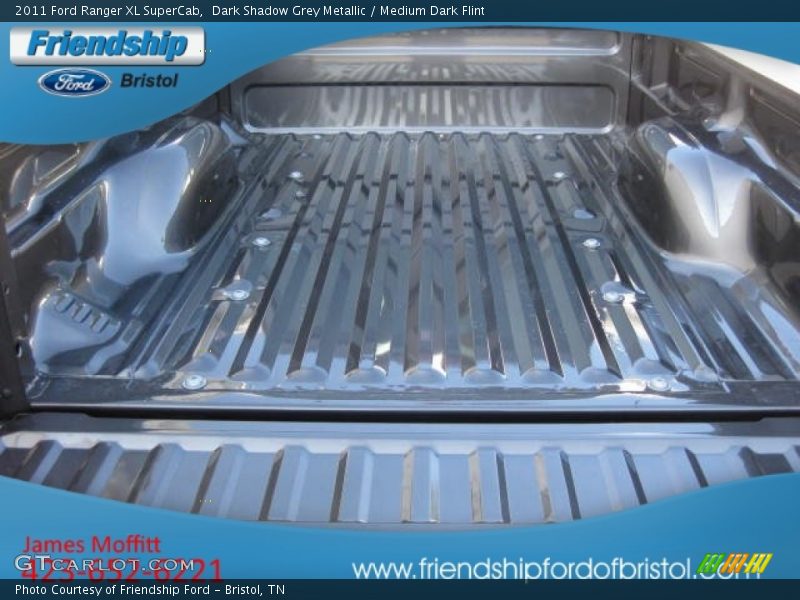 Dark Shadow Grey Metallic / Medium Dark Flint 2011 Ford Ranger XL SuperCab
