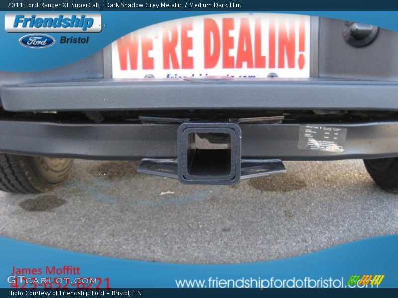 Dark Shadow Grey Metallic / Medium Dark Flint 2011 Ford Ranger XL SuperCab