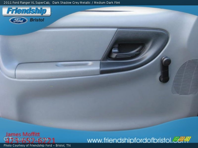 Dark Shadow Grey Metallic / Medium Dark Flint 2011 Ford Ranger XL SuperCab