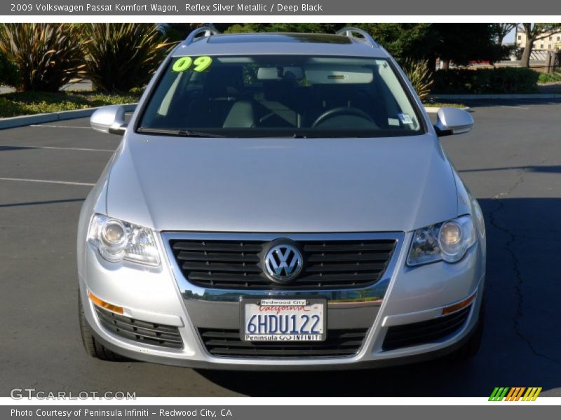 Reflex Silver Metallic / Deep Black 2009 Volkswagen Passat Komfort Wagon