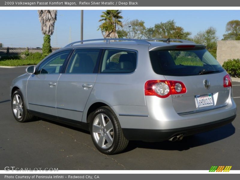 Reflex Silver Metallic / Deep Black 2009 Volkswagen Passat Komfort Wagon