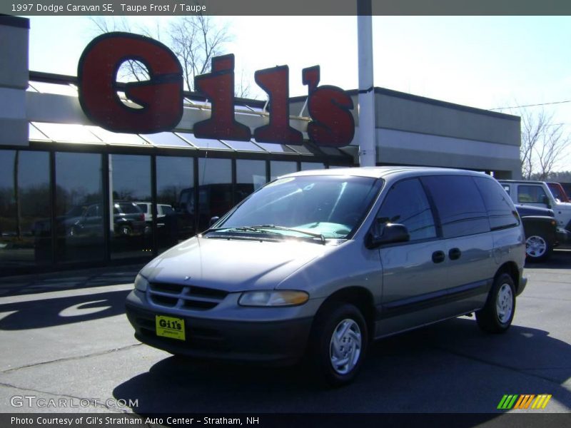 Taupe Frost / Taupe 1997 Dodge Caravan SE
