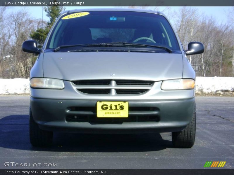 Taupe Frost / Taupe 1997 Dodge Caravan SE