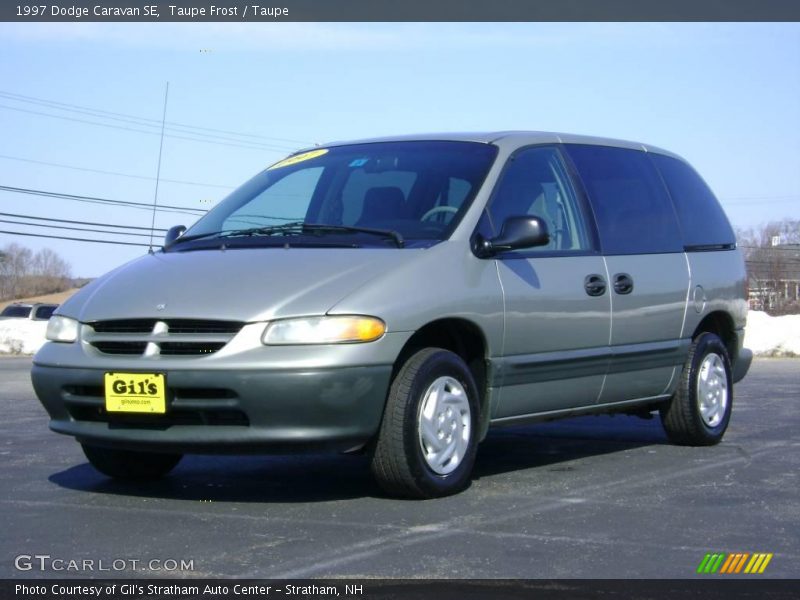 Taupe Frost / Taupe 1997 Dodge Caravan SE