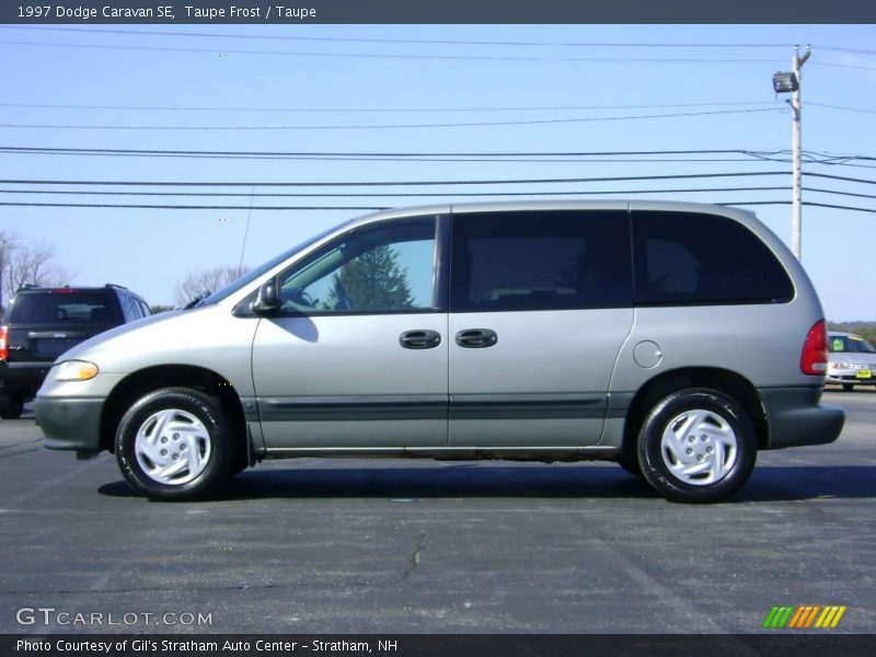 Taupe Frost / Taupe 1997 Dodge Caravan SE