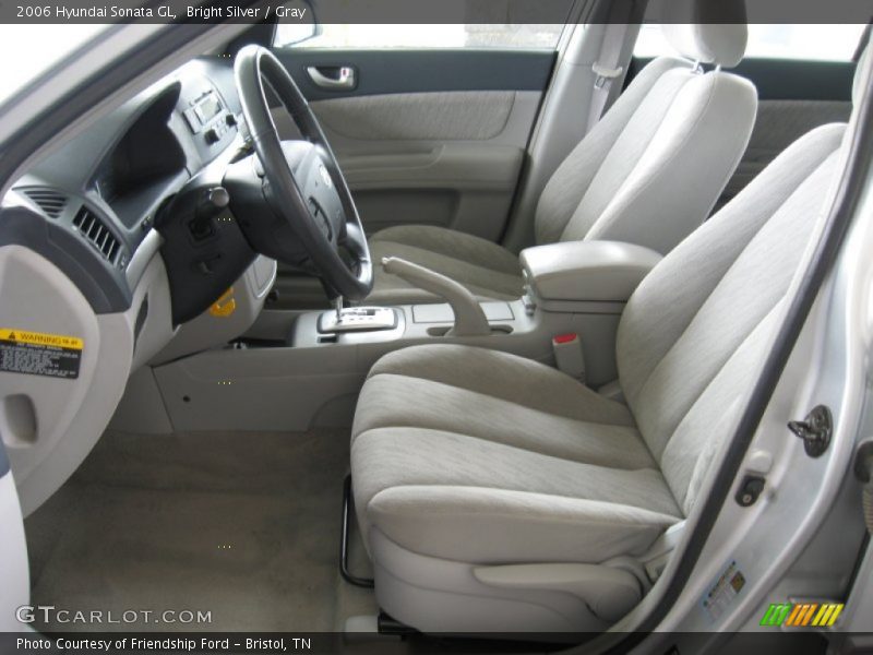 Bright Silver / Gray 2006 Hyundai Sonata GL