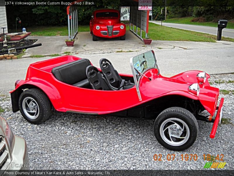 Red / Black 1974 Volkswagen Beetle Custom Buggy