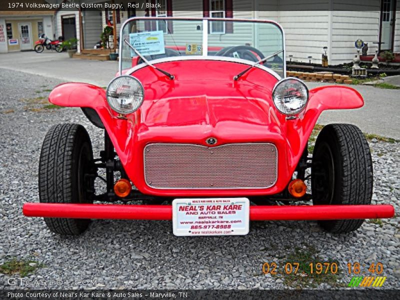 Red / Black 1974 Volkswagen Beetle Custom Buggy