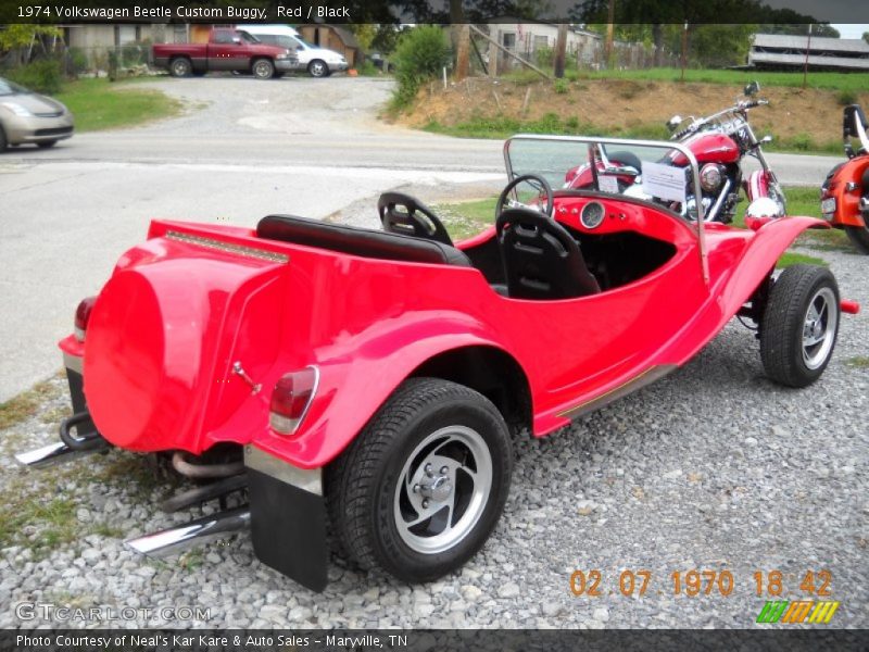 Red / Black 1974 Volkswagen Beetle Custom Buggy
