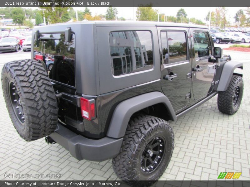 Black / Black 2011 Jeep Wrangler Unlimited Rubicon 4x4