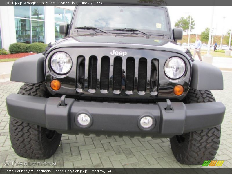 Black / Black 2011 Jeep Wrangler Unlimited Rubicon 4x4