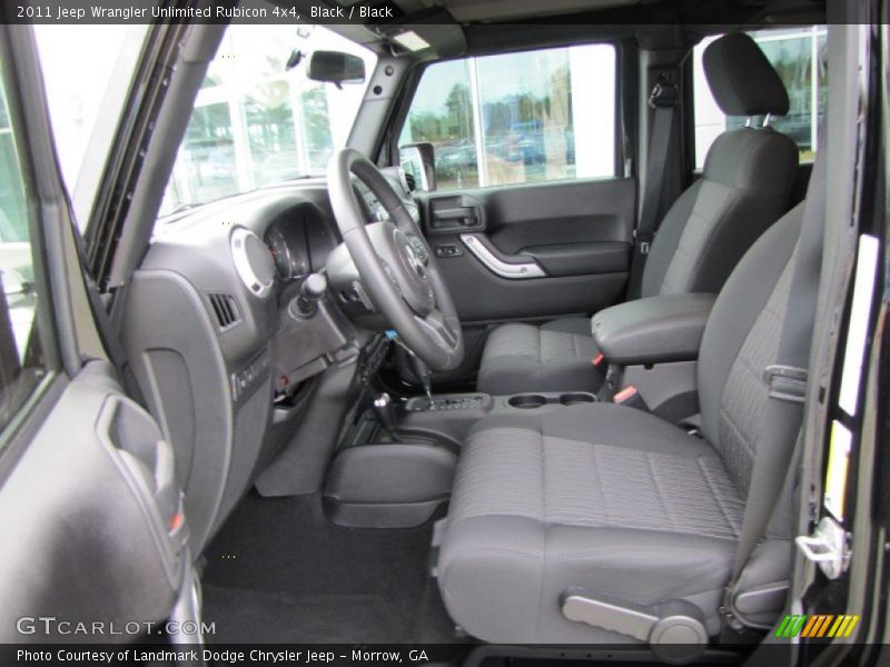  2011 Wrangler Unlimited Rubicon 4x4 Black Interior