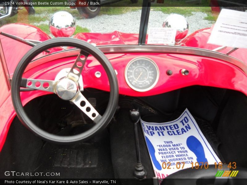 Red / Black 1974 Volkswagen Beetle Custom Buggy