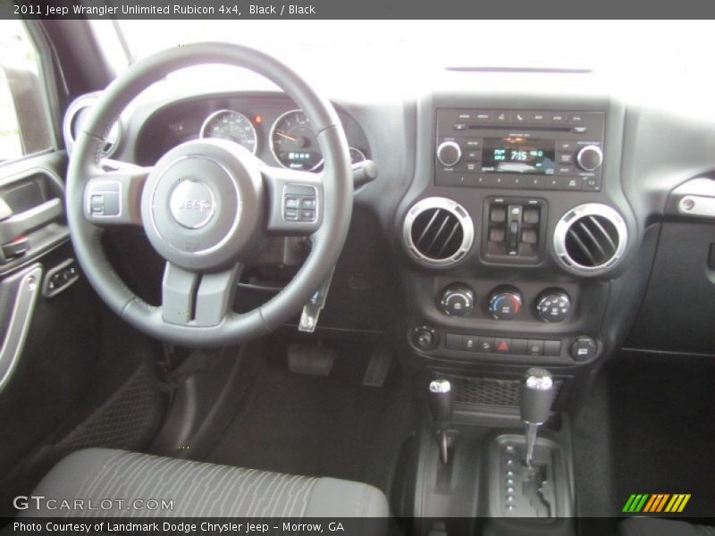 Black / Black 2011 Jeep Wrangler Unlimited Rubicon 4x4