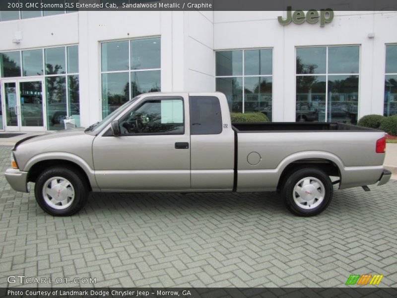 Sandalwood Metallic / Graphite 2003 GMC Sonoma SLS Extended Cab