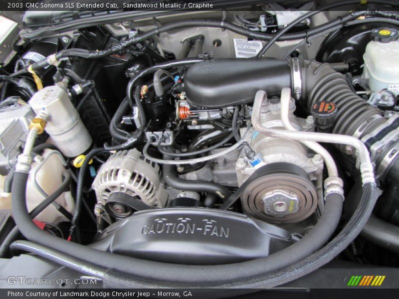  2003 Sonoma SLS Extended Cab Engine - 4.3 Liter OHV 12V Vortec V6