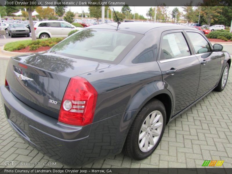 Steel Blue Metallic / Dark Khaki/Light Graystone 2008 Chrysler 300 LX