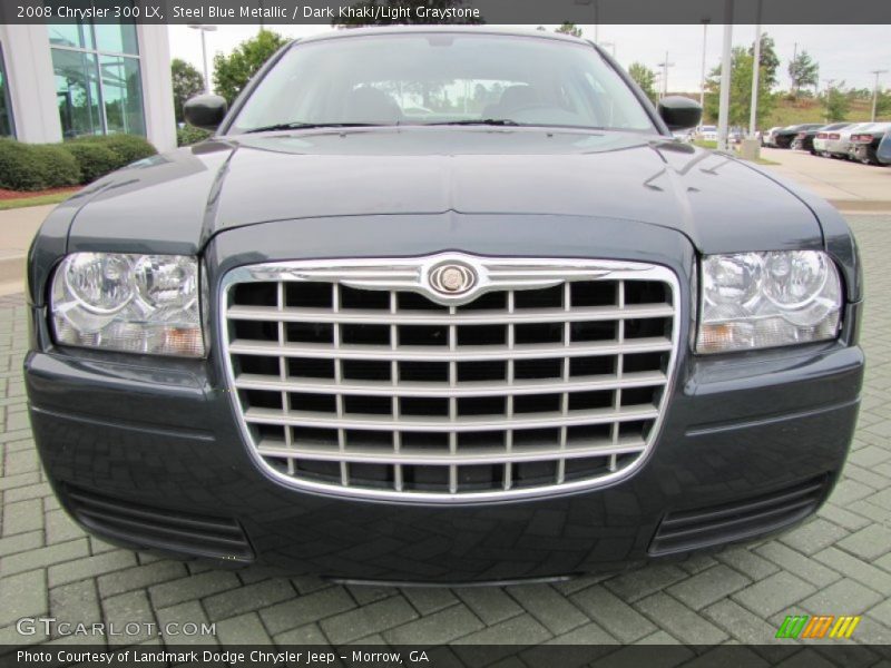 Steel Blue Metallic / Dark Khaki/Light Graystone 2008 Chrysler 300 LX