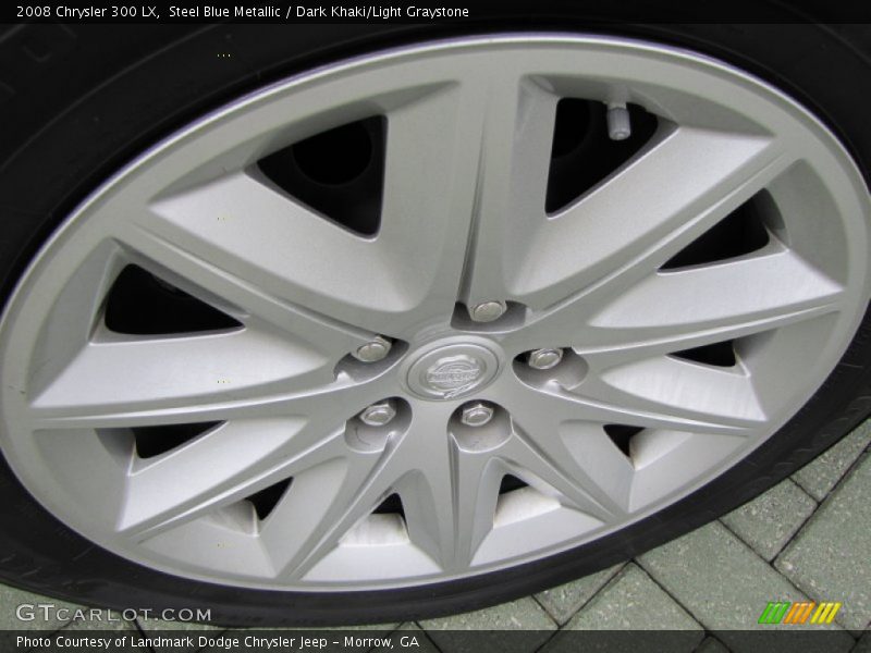 Steel Blue Metallic / Dark Khaki/Light Graystone 2008 Chrysler 300 LX