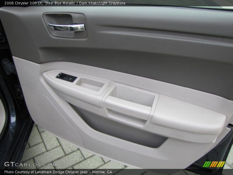 Steel Blue Metallic / Dark Khaki/Light Graystone 2008 Chrysler 300 LX