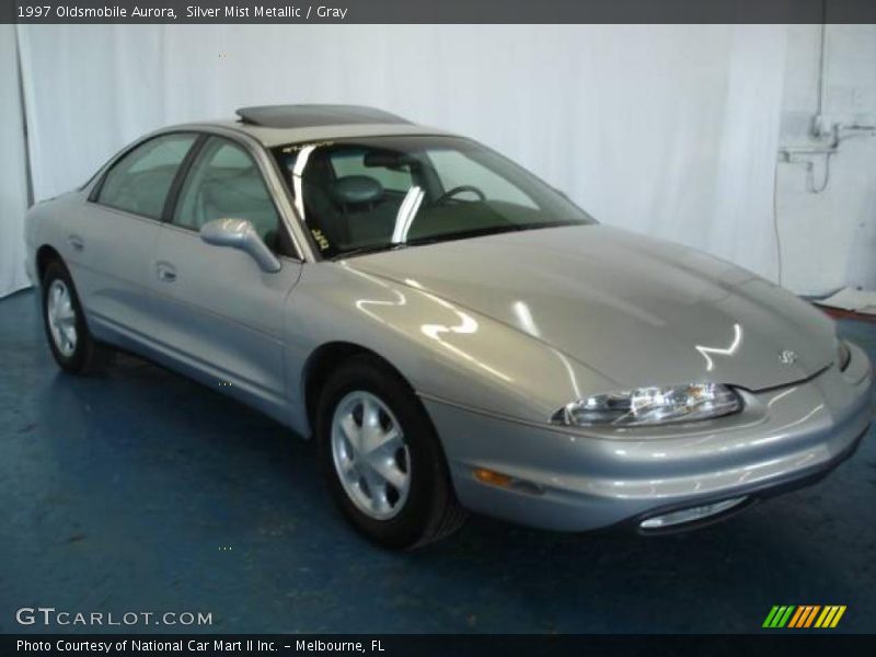 Silver Mist Metallic / Gray 1997 Oldsmobile Aurora