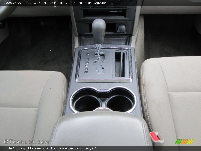 Steel Blue Metallic / Dark Khaki/Light Graystone 2008 Chrysler 300 LX