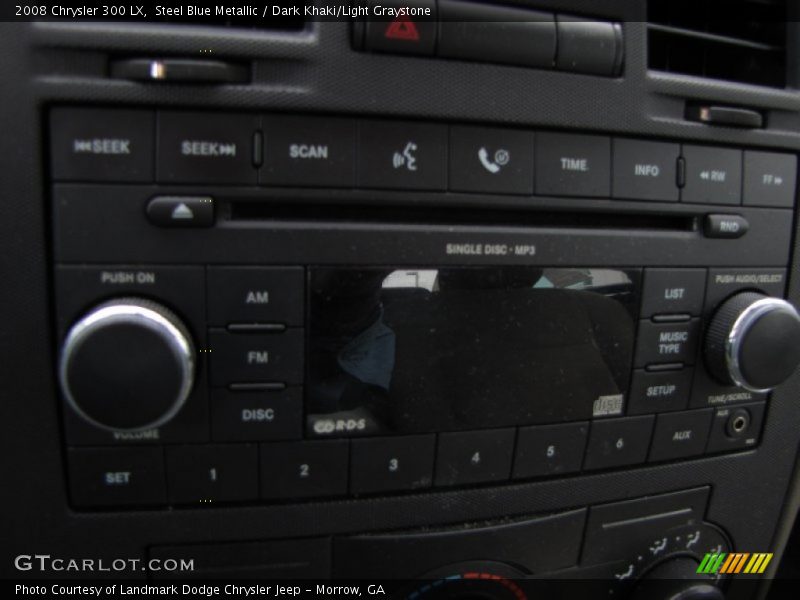 Steel Blue Metallic / Dark Khaki/Light Graystone 2008 Chrysler 300 LX