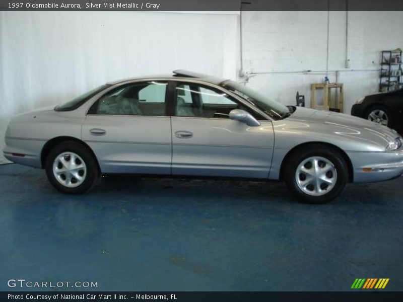 Silver Mist Metallic / Gray 1997 Oldsmobile Aurora