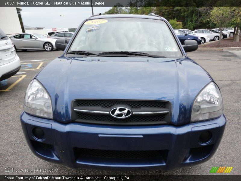 Nautical Blue Metallic / Beige 2007 Hyundai Tucson GLS