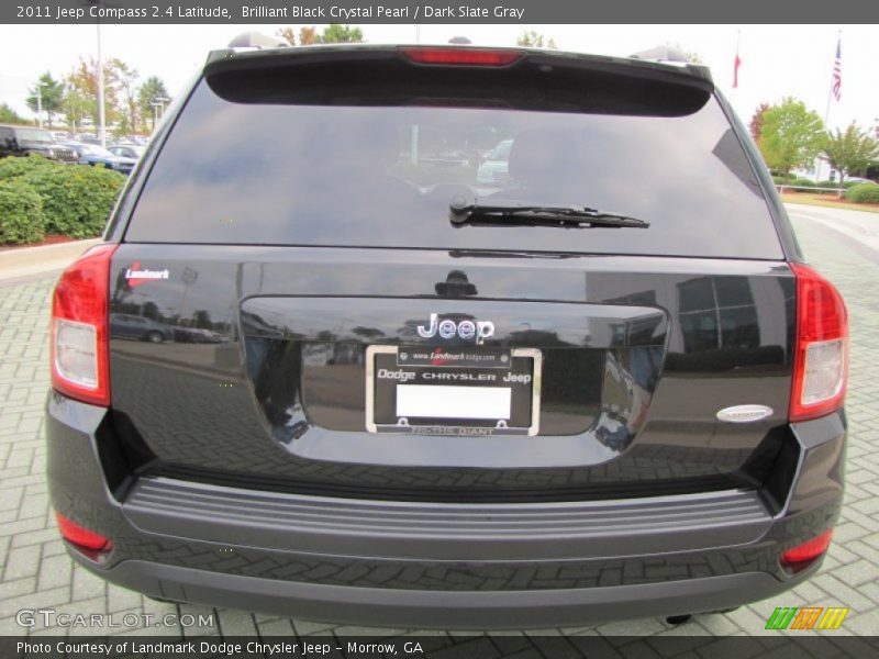 Brilliant Black Crystal Pearl / Dark Slate Gray 2011 Jeep Compass 2.4 Latitude