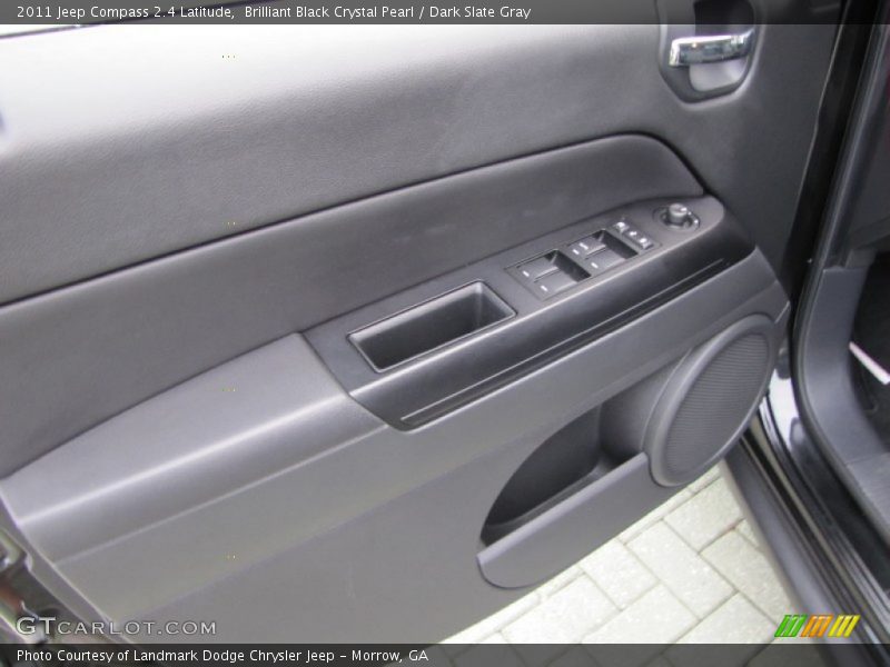 Brilliant Black Crystal Pearl / Dark Slate Gray 2011 Jeep Compass 2.4 Latitude