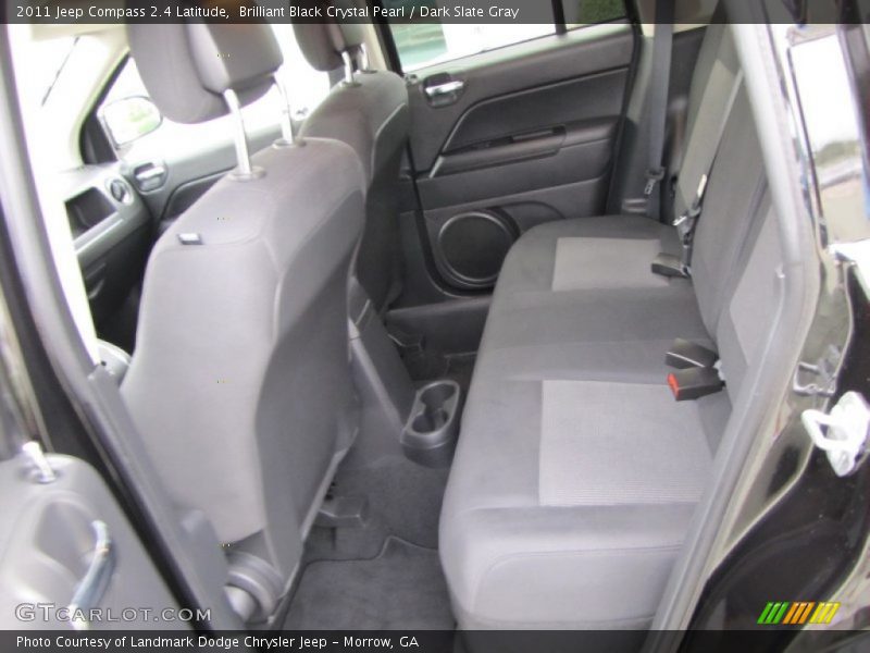 Brilliant Black Crystal Pearl / Dark Slate Gray 2011 Jeep Compass 2.4 Latitude