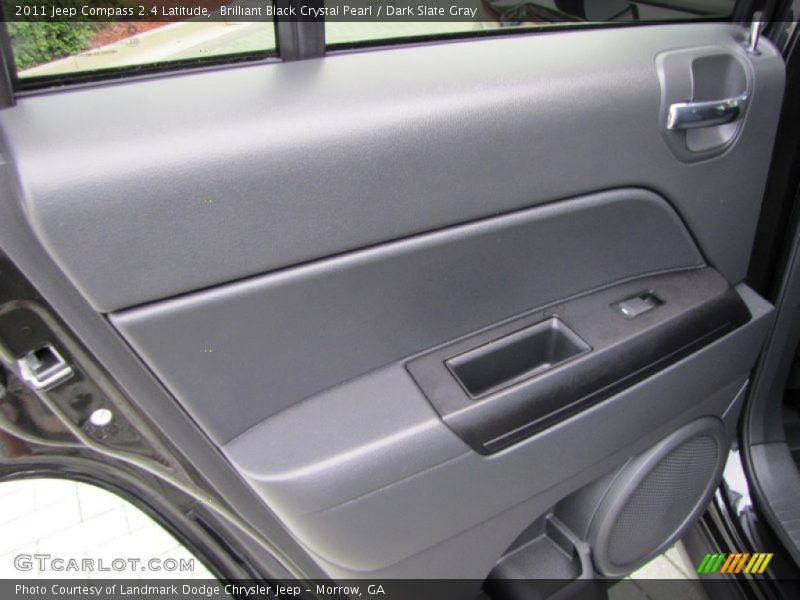 Brilliant Black Crystal Pearl / Dark Slate Gray 2011 Jeep Compass 2.4 Latitude