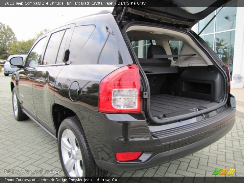 Brilliant Black Crystal Pearl / Dark Slate Gray 2011 Jeep Compass 2.4 Latitude