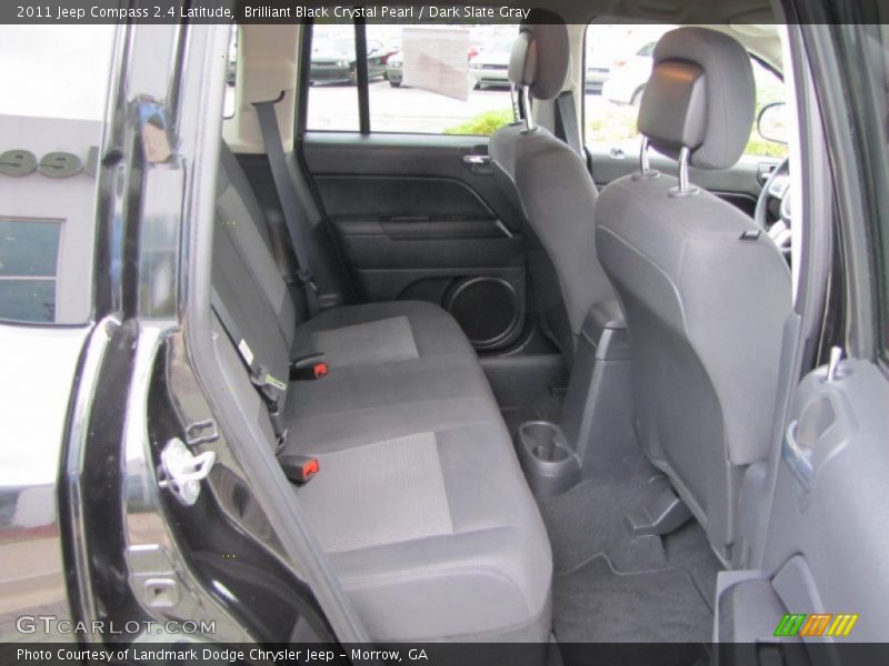 Brilliant Black Crystal Pearl / Dark Slate Gray 2011 Jeep Compass 2.4 Latitude