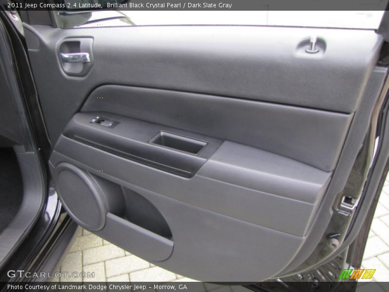 Brilliant Black Crystal Pearl / Dark Slate Gray 2011 Jeep Compass 2.4 Latitude