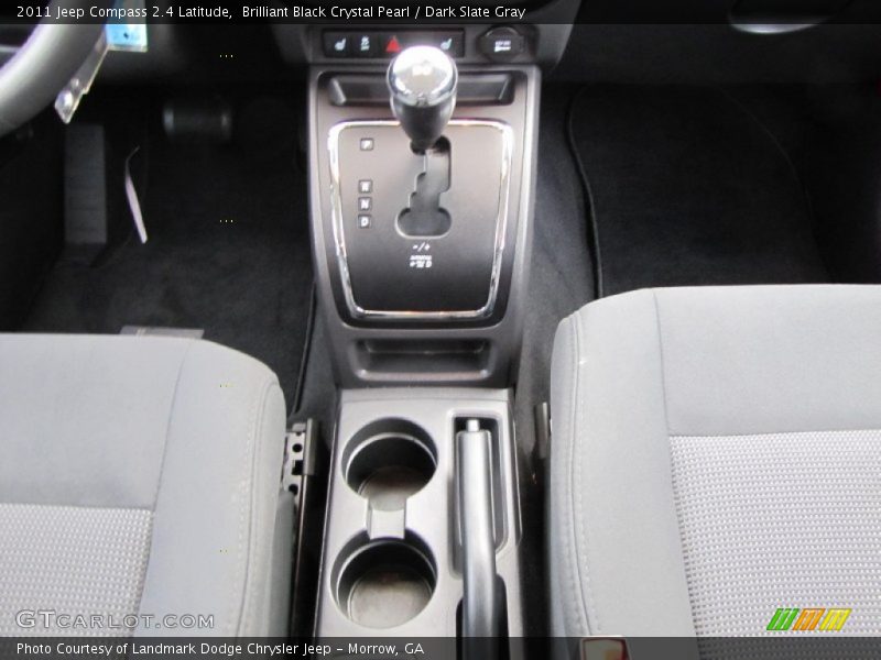Brilliant Black Crystal Pearl / Dark Slate Gray 2011 Jeep Compass 2.4 Latitude