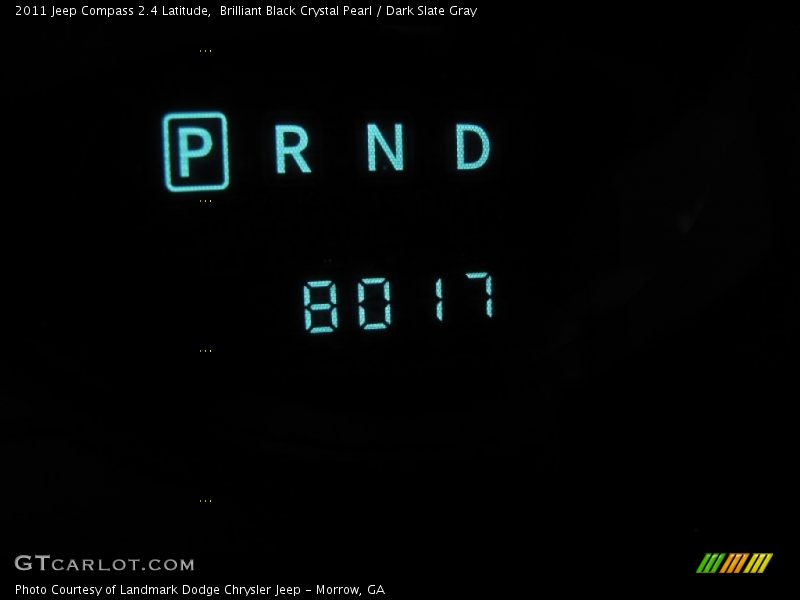 Brilliant Black Crystal Pearl / Dark Slate Gray 2011 Jeep Compass 2.4 Latitude