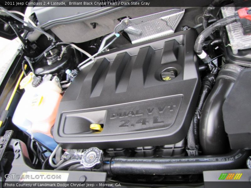 Brilliant Black Crystal Pearl / Dark Slate Gray 2011 Jeep Compass 2.4 Latitude