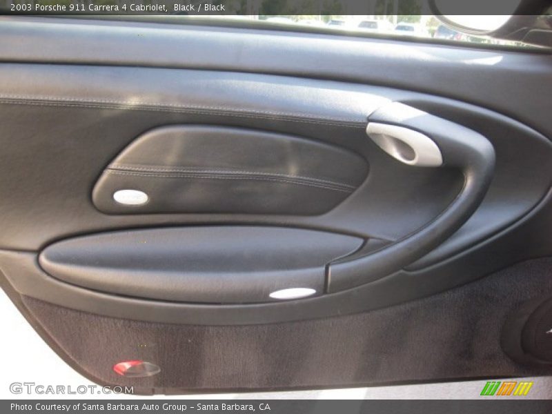Black / Black 2003 Porsche 911 Carrera 4 Cabriolet