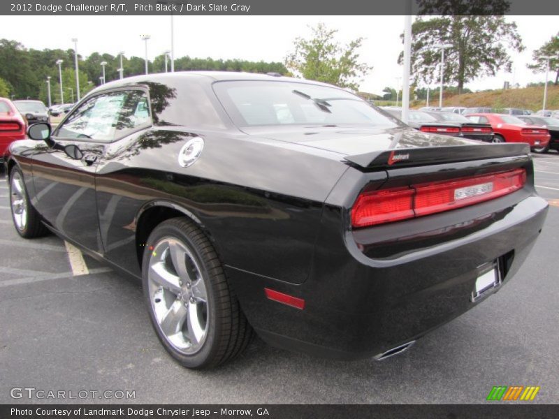 Pitch Black / Dark Slate Gray 2012 Dodge Challenger R/T