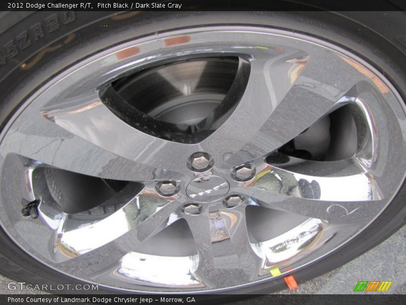 Pitch Black / Dark Slate Gray 2012 Dodge Challenger R/T