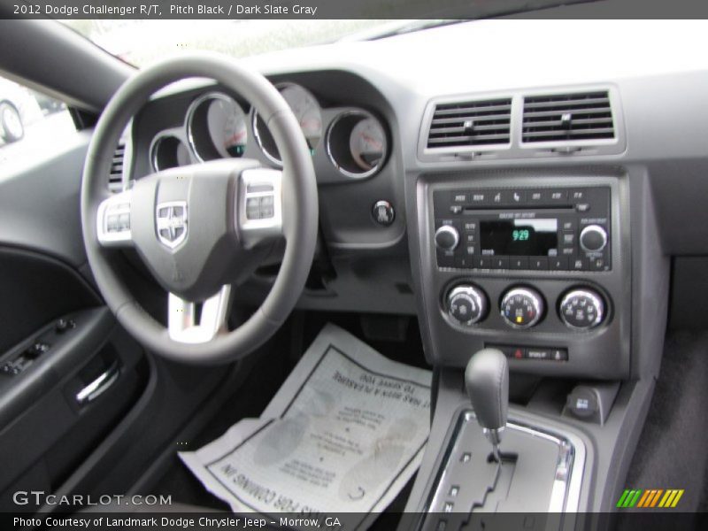 Pitch Black / Dark Slate Gray 2012 Dodge Challenger R/T