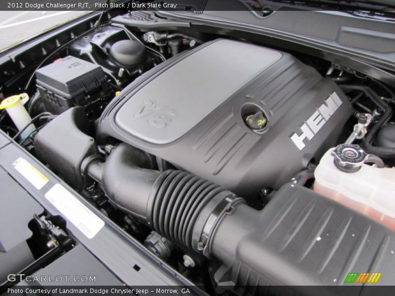 Pitch Black / Dark Slate Gray 2012 Dodge Challenger R/T