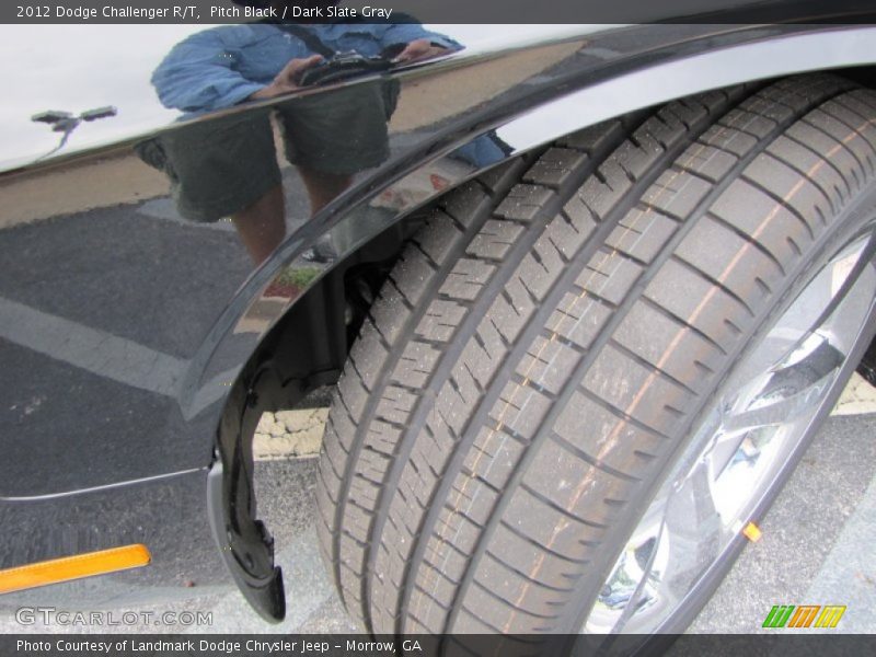 Pitch Black / Dark Slate Gray 2012 Dodge Challenger R/T